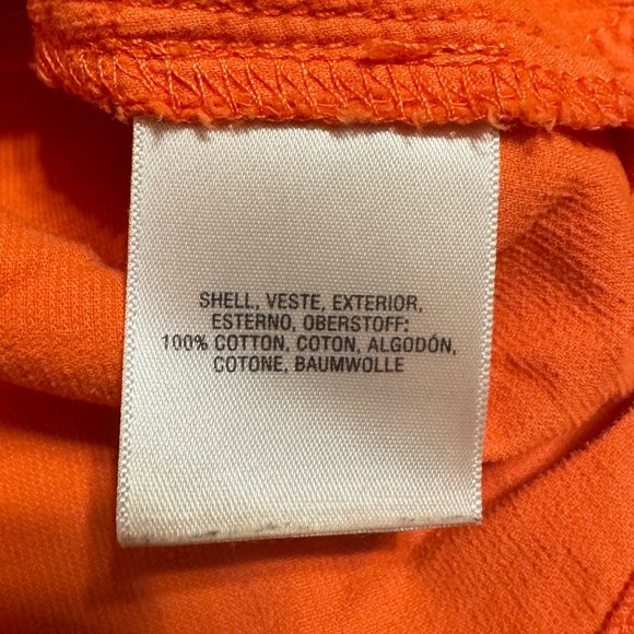 🎉😀CLEARANCE SALE!!😀🎉ANTHROPOLOGIE Holding Horses Orange Corduroy Shirt - Picture 5 of 8